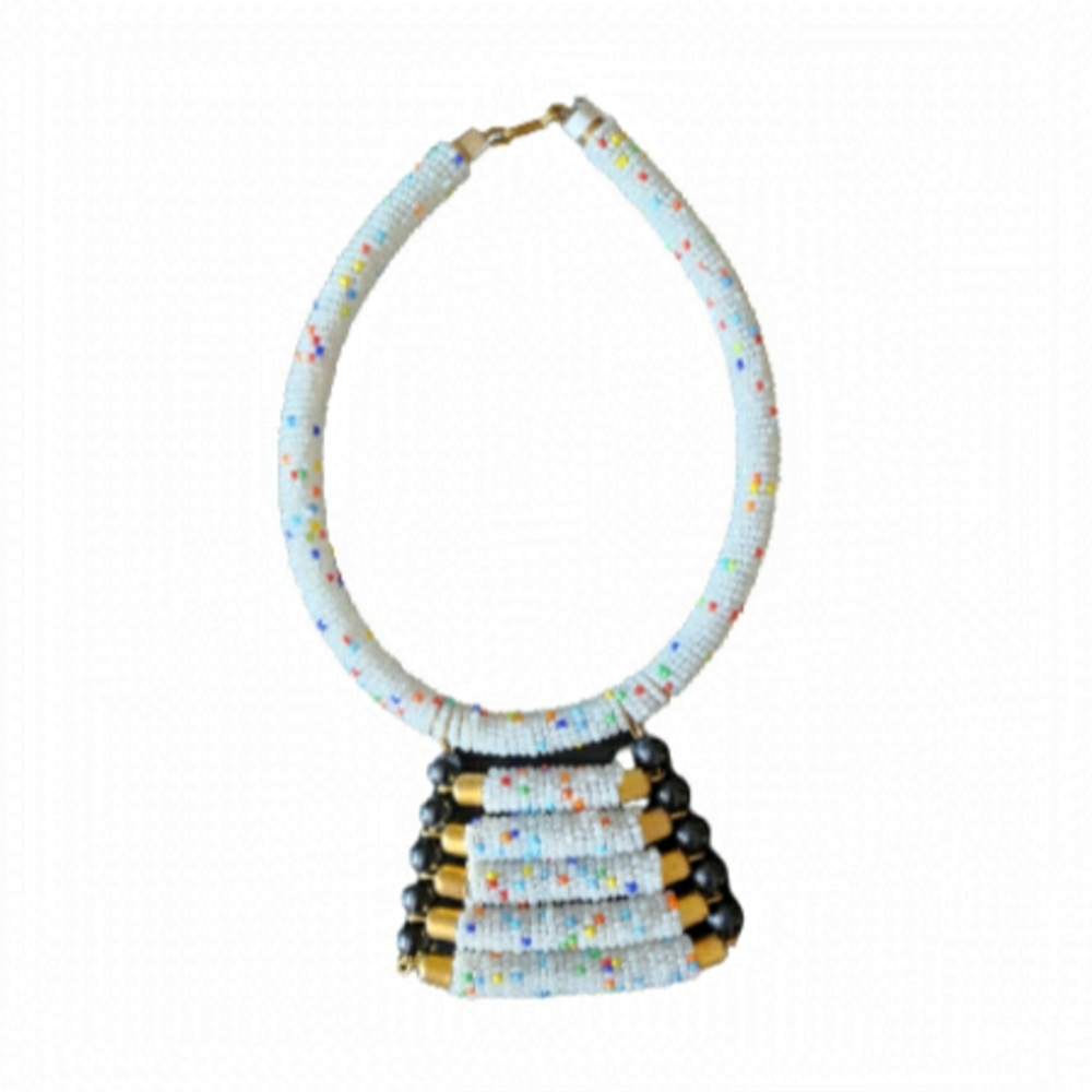 Hand craft African Maasai beaded pendant necklace